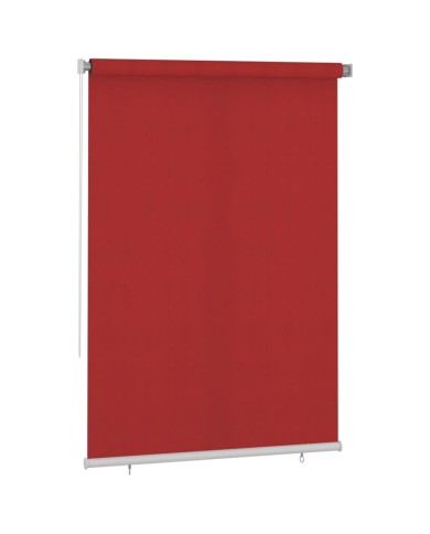 Store roulant d'extérieur 160x230 cm Rouge PEHD