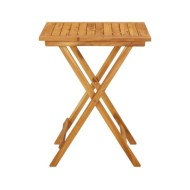 Table pliable de jardin 60x60x75 cm Bois d'acacia solide