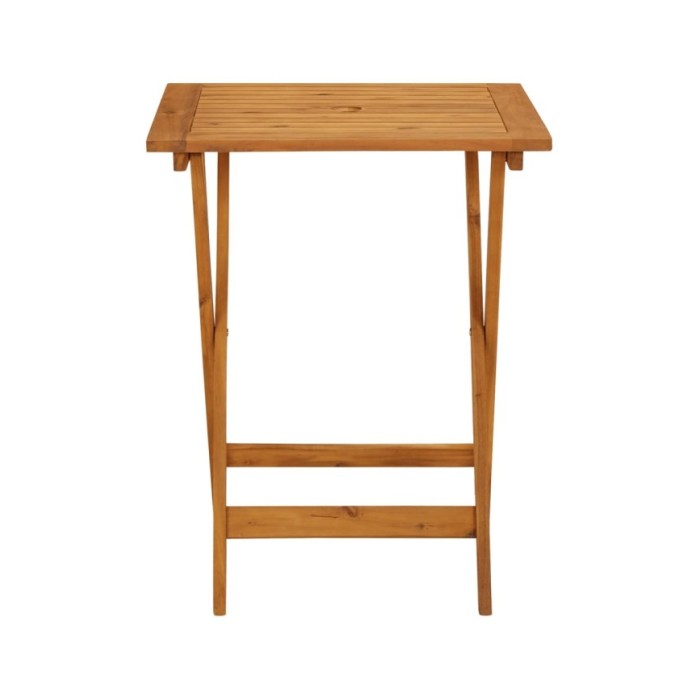 Table pliable de jardin 60x60x75 cm Bois d'acacia solide