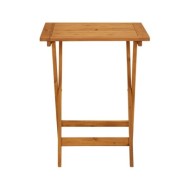 Table pliable de jardin 60x60x75 cm Bois d'acacia solide