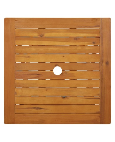 Table pliable de jardin 60x60x75 cm Bois d'acacia solide