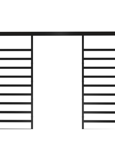 Belvédère avec auvent rétractable 4x3x2,3 m Anthracite 180 g/m²