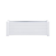 Lit surélevé de jardin PP Blanc 100x43x35 cm
