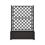 Jardinière avec treillis 100x43x142 cm PP Anthracite