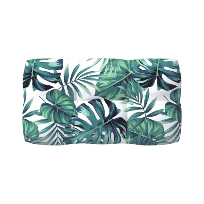 Coussins de canapé palette 5 pcs Motif de feuilles