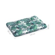 Coussins de canapé palette 5 pcs Motif de feuilles
