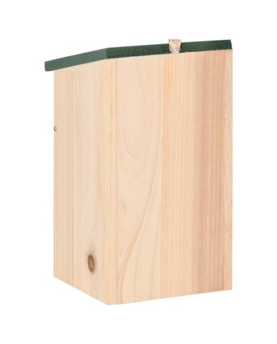 Nichoirs 10 pcs Bois de sapin massif 12x12x22 cm