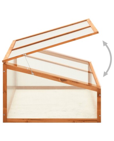 Serre 100x65x40 cm Bois de sapin