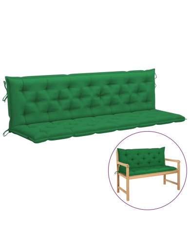 Coussin de balancelle Vert 200 cm Tissu