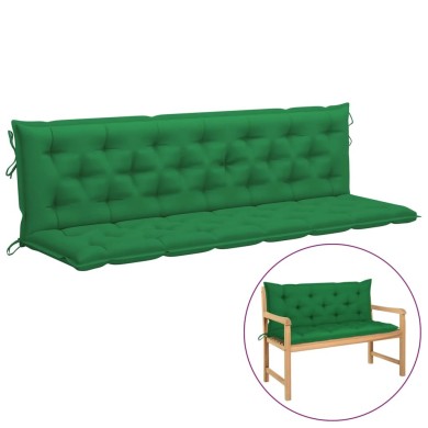 Coussin de balancelle Vert 200 cm Tissu