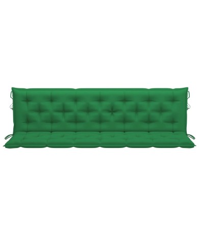 Coussin de balancelle Vert 200 cm Tissu