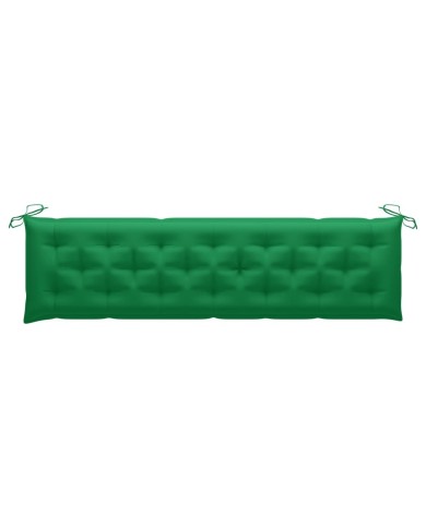 Coussin de balancelle Vert 200 cm Tissu