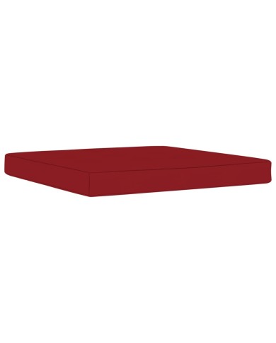 Coussin de repose-pied palette Rouge bordeaux Tissu