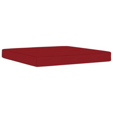 Coussin de repose-pied palette Rouge bordeaux Tissu