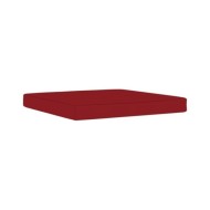 Coussin de repose-pied palette Rouge bordeaux Tissu