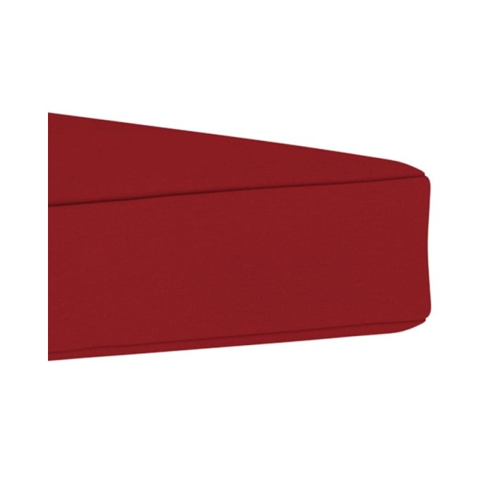 Coussin de repose-pied palette Rouge bordeaux Tissu