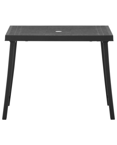 Ensemble de bistro pliable 3 pcs Plastique Gris