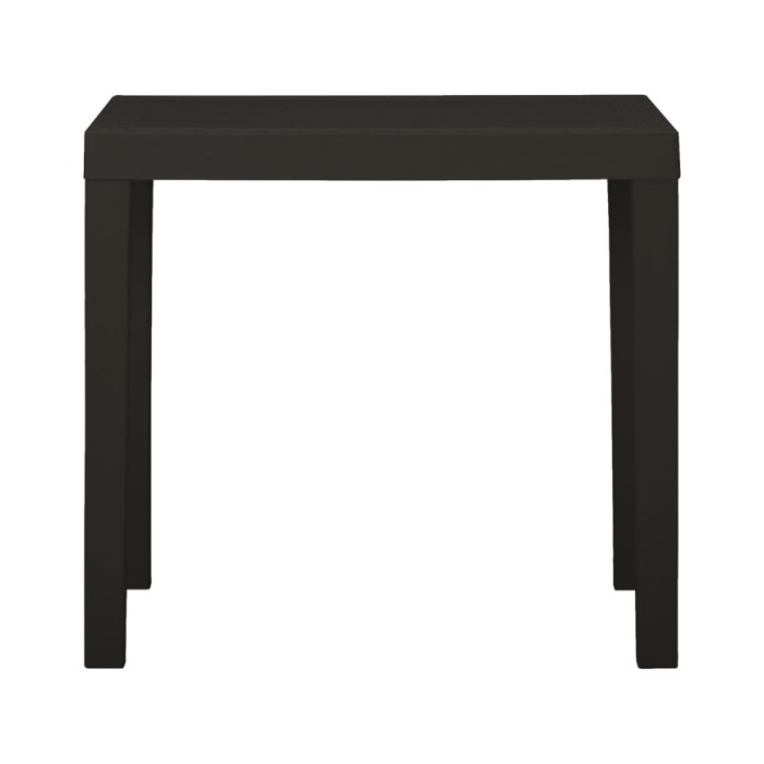Table de jardin Anthracite 79x65x72 cm Plastique