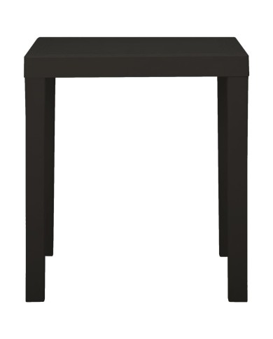 Table de jardin Anthracite 79x65x72 cm Plastique