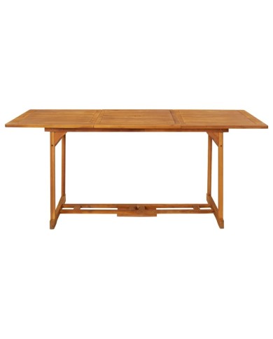 Table à dîner de jardin 180x90x75 cm Bois d'acacia solide