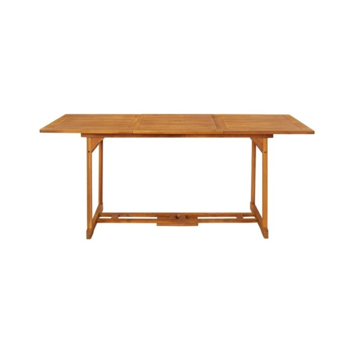 Table à dîner de jardin 180x90x75 cm Bois d'acacia solide