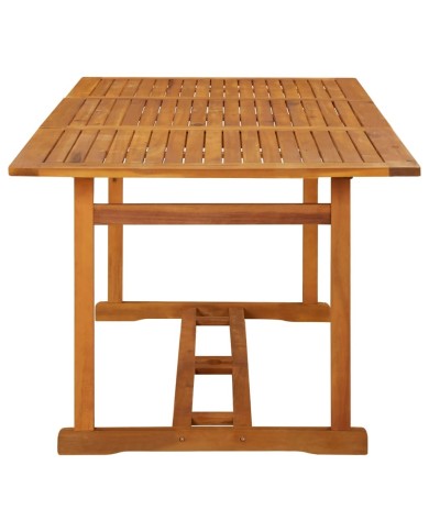 Table à dîner de jardin 180x90x75 cm Bois d'acacia solide