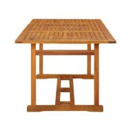 Table à dîner de jardin 180x90x75 cm Bois d'acacia solide