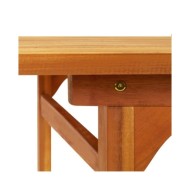 Table à dîner de jardin 180x90x75 cm Bois d'acacia solide