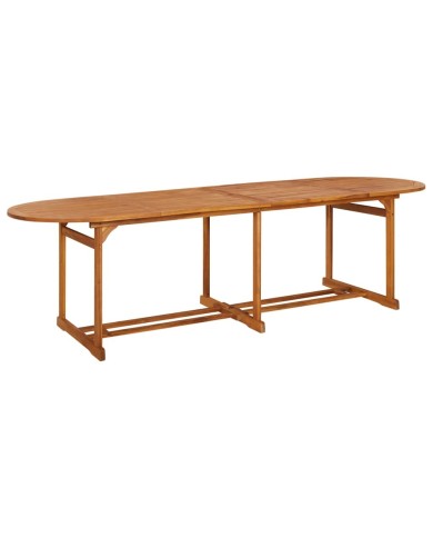 Table à dîner de jardin 280x90x75 cm Bois d'acacia massif