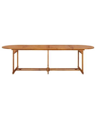 Table à dîner de jardin 280x90x75 cm Bois d'acacia massif