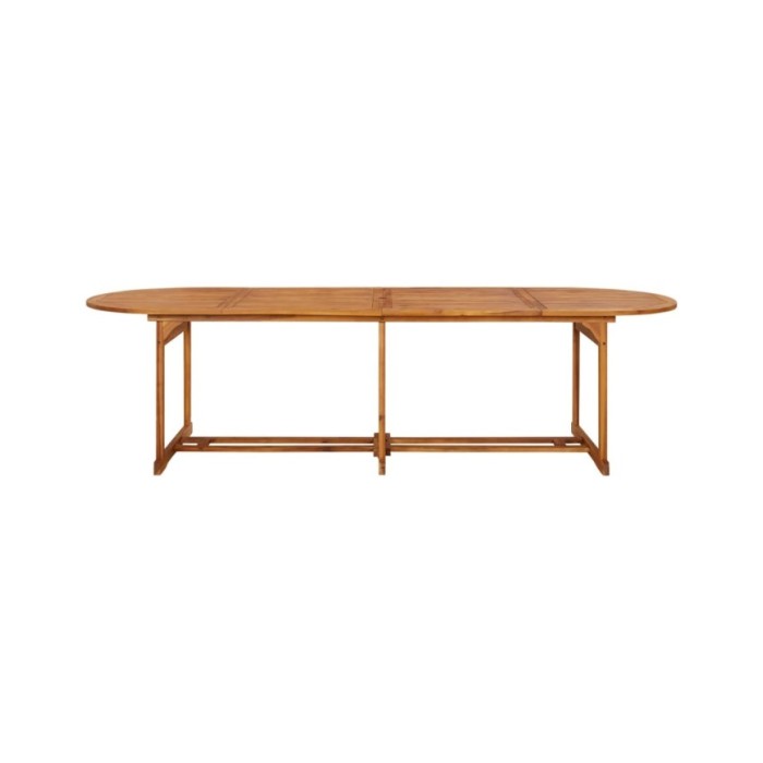 Table à dîner de jardin 280x90x75 cm Bois d'acacia massif