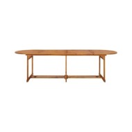 Table à dîner de jardin 280x90x75 cm Bois d'acacia massif