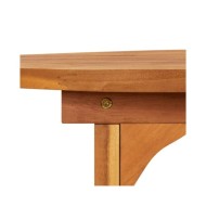 Table à dîner de jardin 280x90x75 cm Bois d'acacia massif