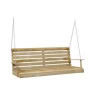 Balancelle Bois de pin imprégné 155x65x60 cm