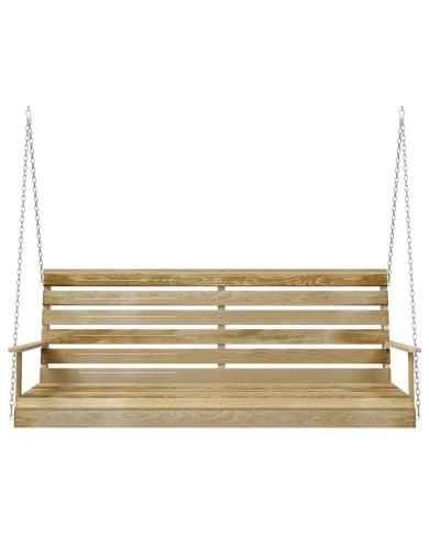 Balancelle Bois de pin imprégné 155x65x60 cm