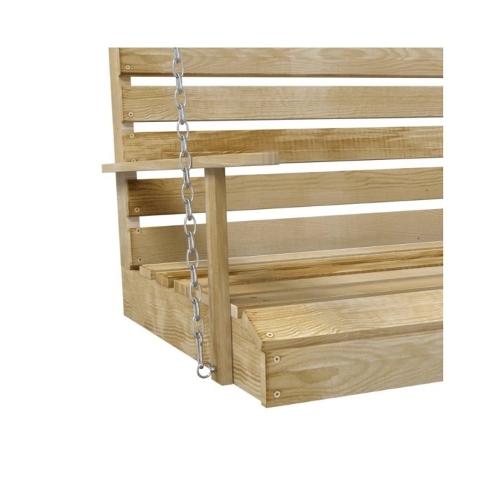 Balancelle Bois de pin imprégné 155x65x60 cm