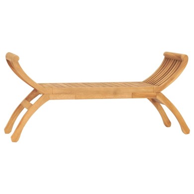 Banc de jardin 120 cm Bois de teck solide