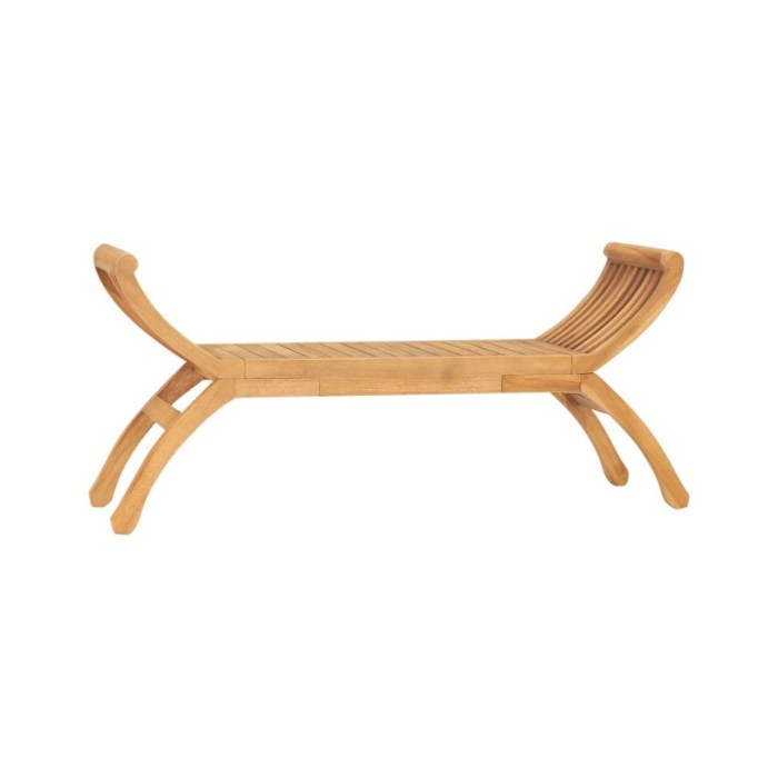 Banc de jardin 120 cm Bois de teck solide