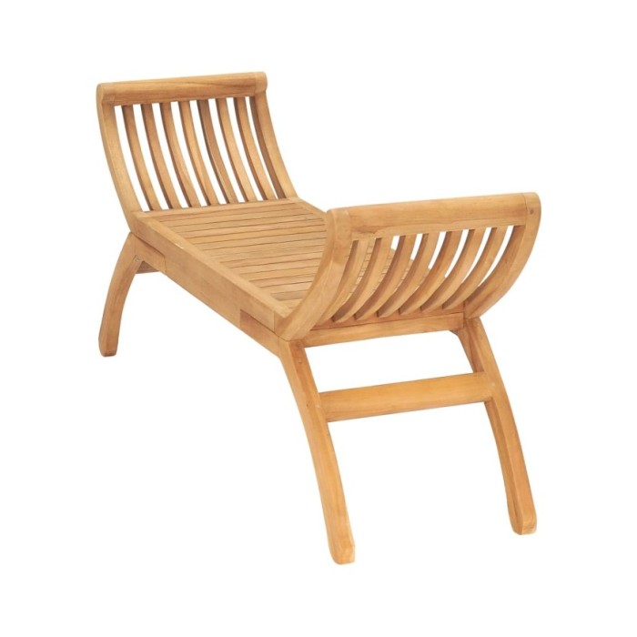 Banc de jardin 120 cm Bois de teck solide