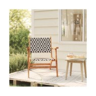 Chaises de jardin 2 pcs Bois d'acacia massif