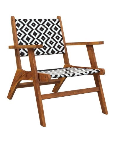 Chaises de jardin 2 pcs Bois d'acacia massif