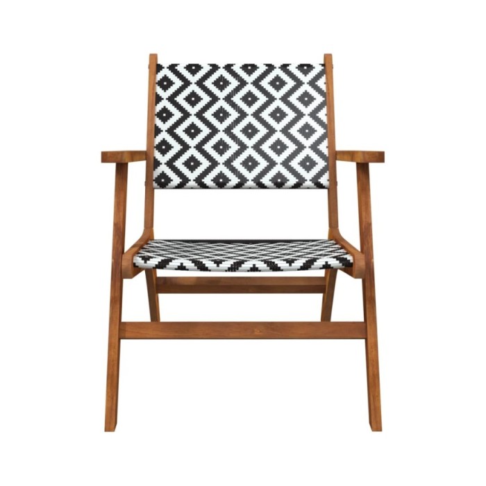 Chaises de jardin 2 pcs Bois d'acacia massif