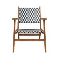Chaises de jardin 2 pcs Bois d'acacia massif