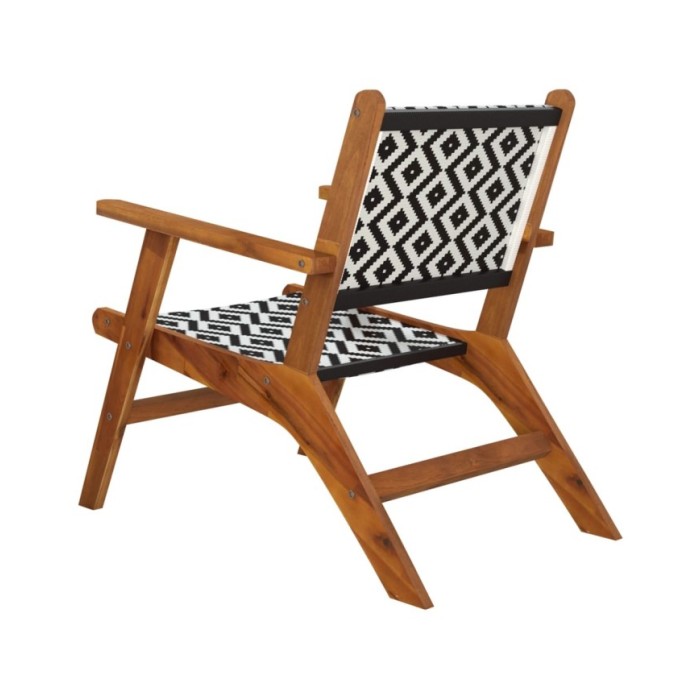 Chaises de jardin 2 pcs Bois d'acacia massif