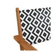 Chaises de jardin 2 pcs Bois d'acacia massif