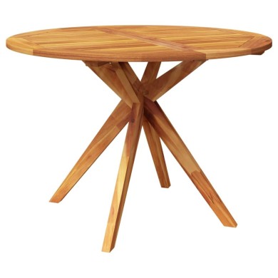 Table de jardin 110x110x75 cm Bois d'acacia solide