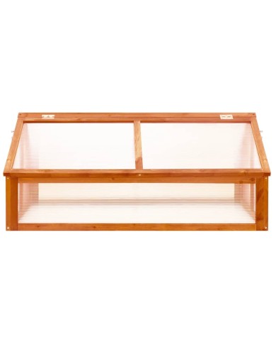 Serre Marron 114x80x50 cm Bois de sapin