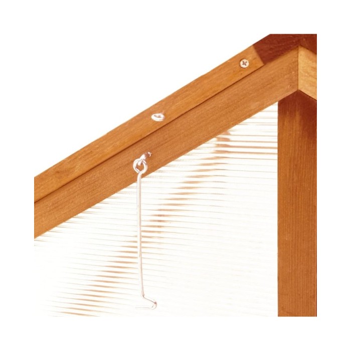 Serre Marron 114x80x50 cm Bois de sapin