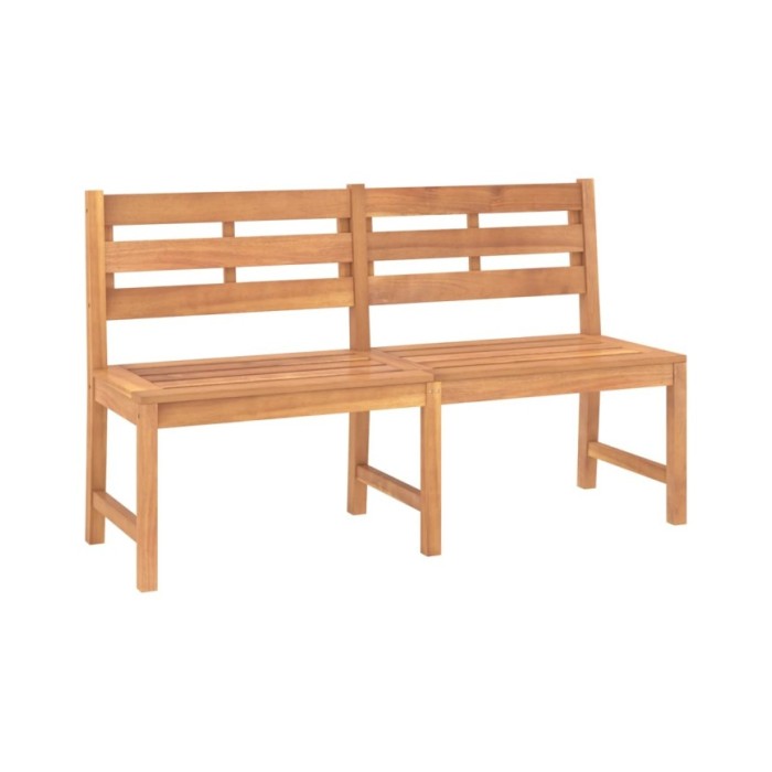 Banc de jardin 150 cm Bois de teck massif