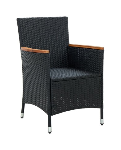 Banc de jardin 110 cm Acier Noir  